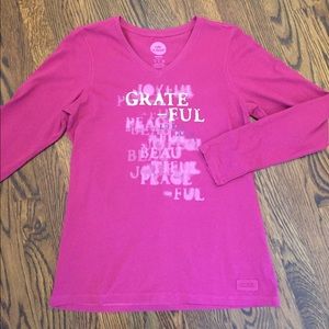 life is good Grateful Long Sleeve T-shirt NWOT